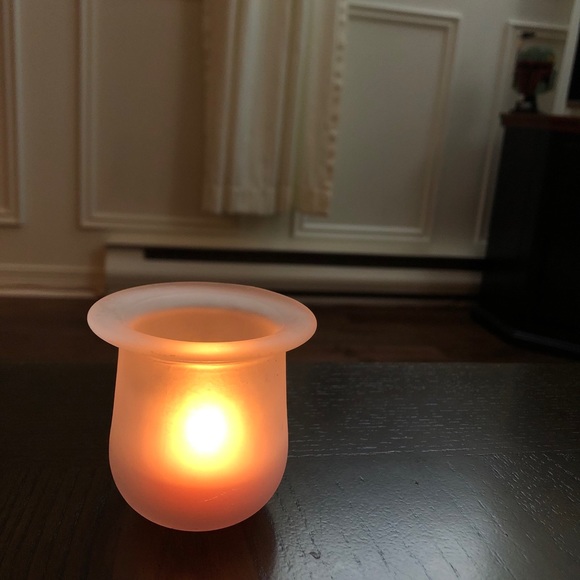 Partylite gold metal hanging candle - Picture 2 of 7